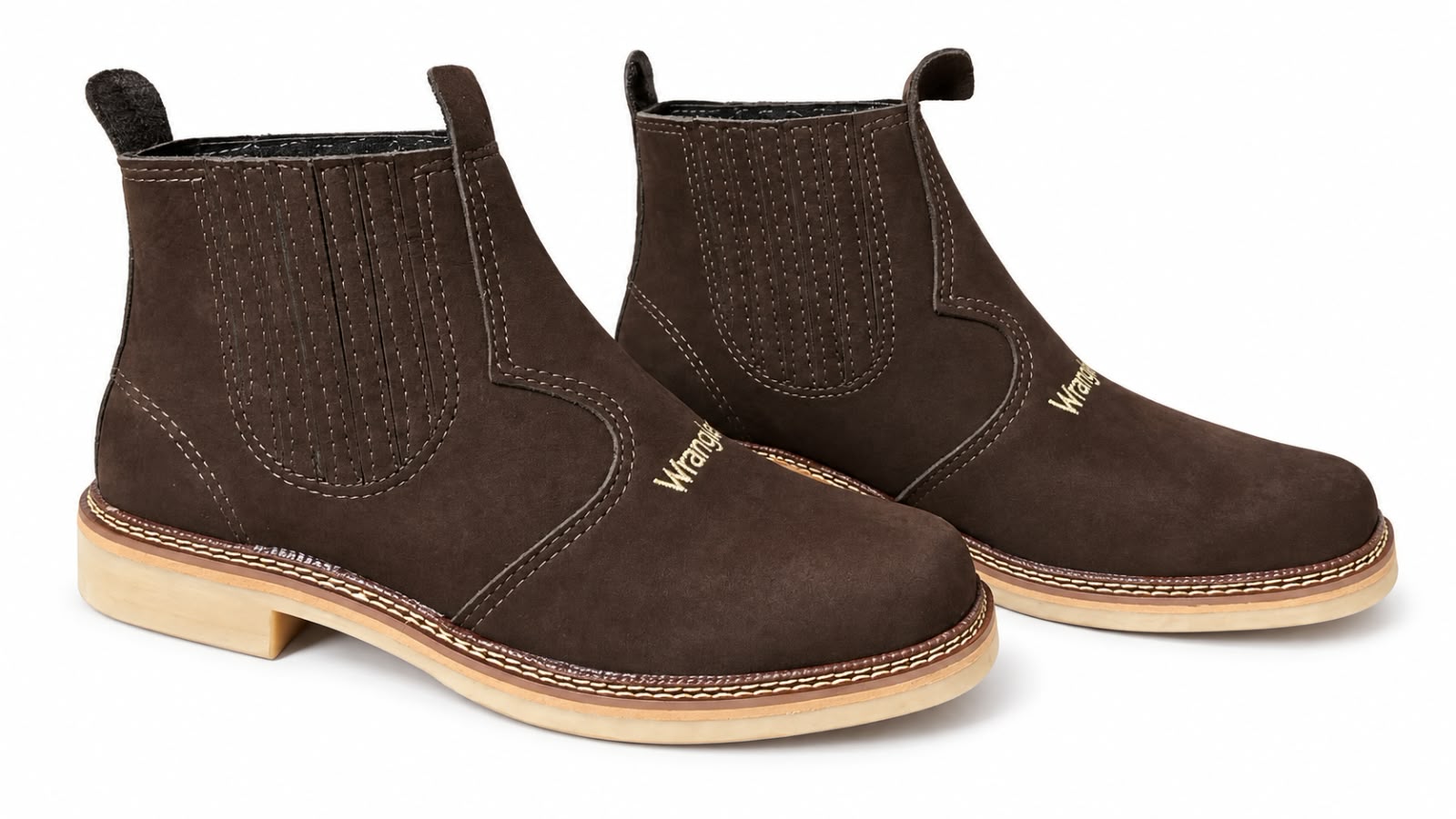 Botina Wrangler 022W — Café Nobuck foto 2