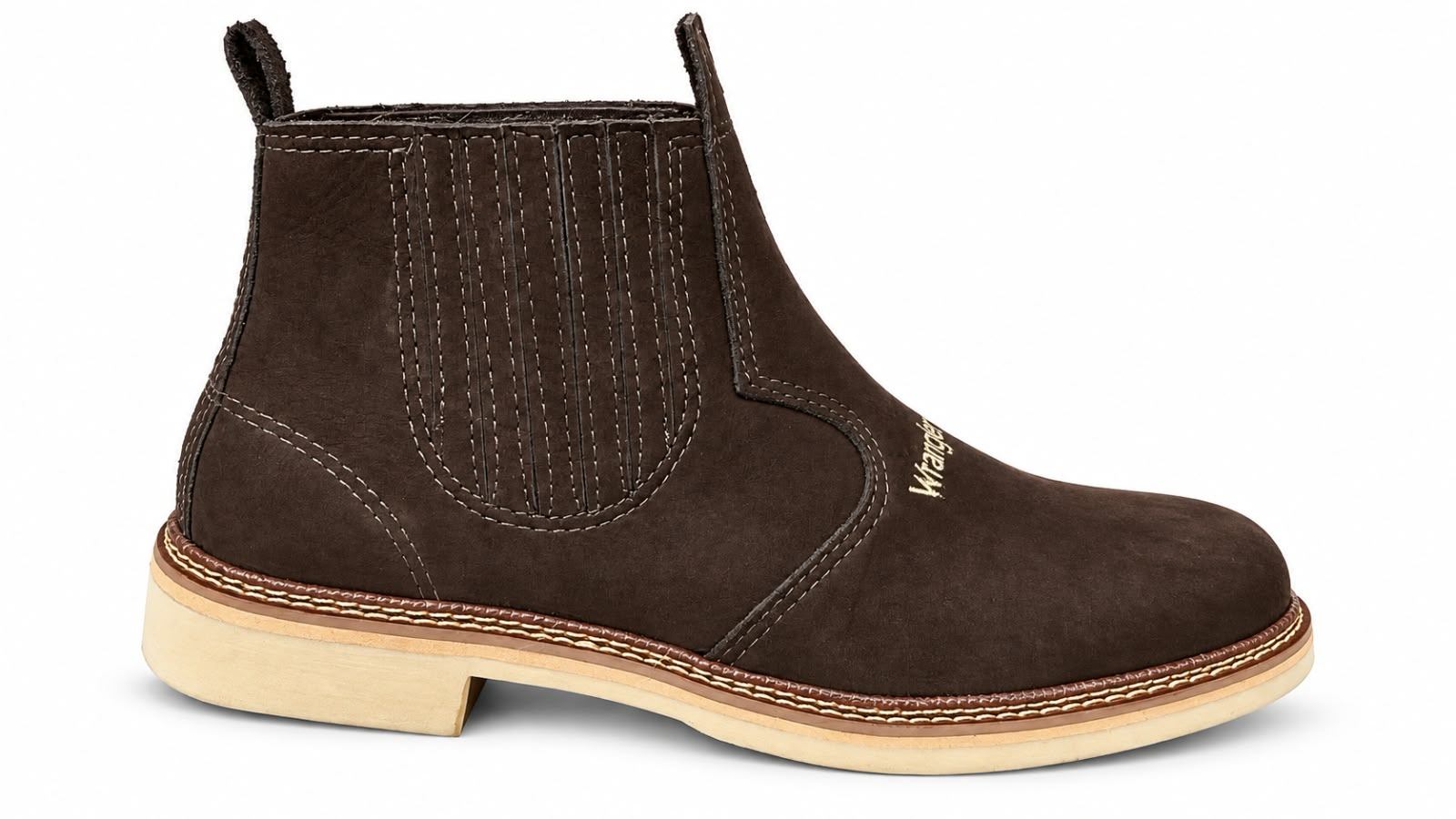 Botina Wrangler 022W — Café Nobuck foto 4