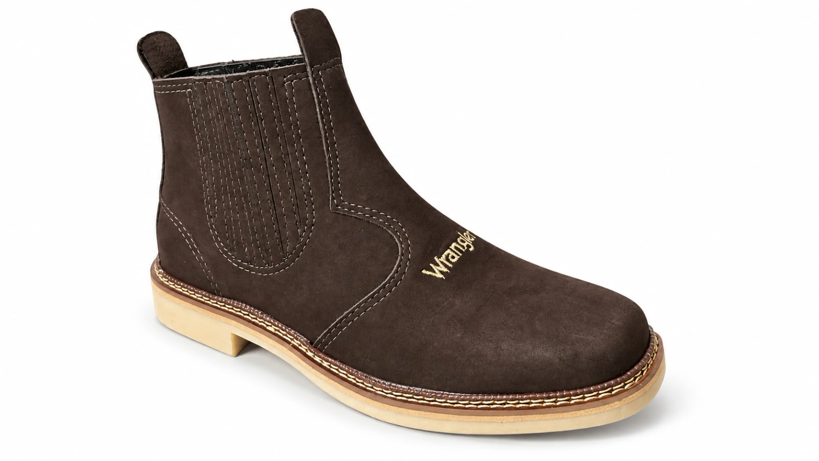 Botina Wrangler 022W — Café Nobuck foto 10