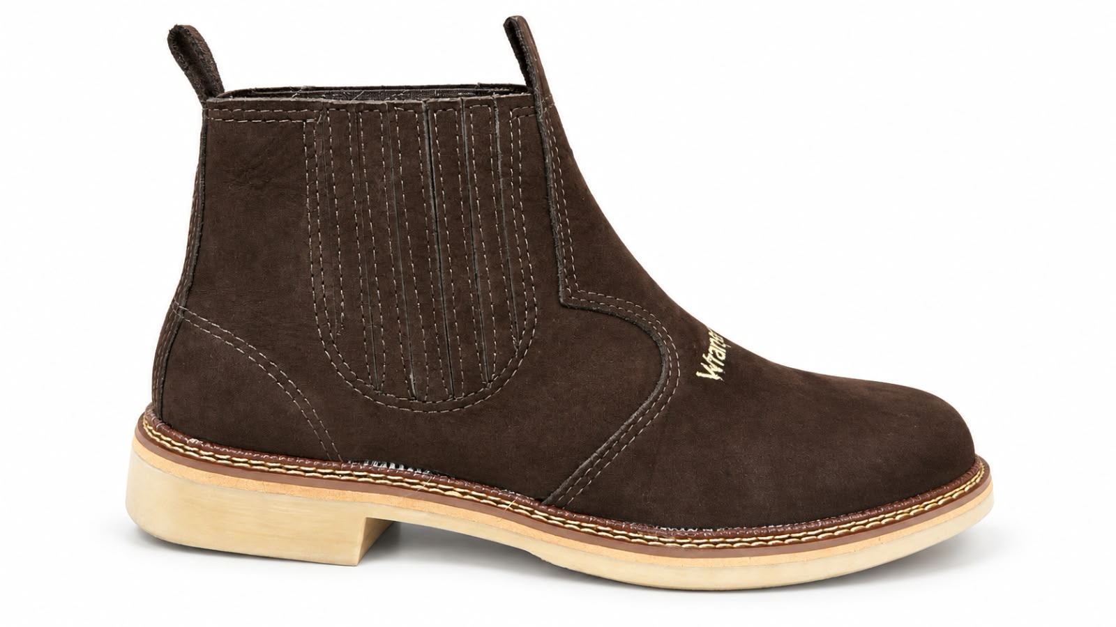Botina Wrangler 022W — Café Nobuck foto 13