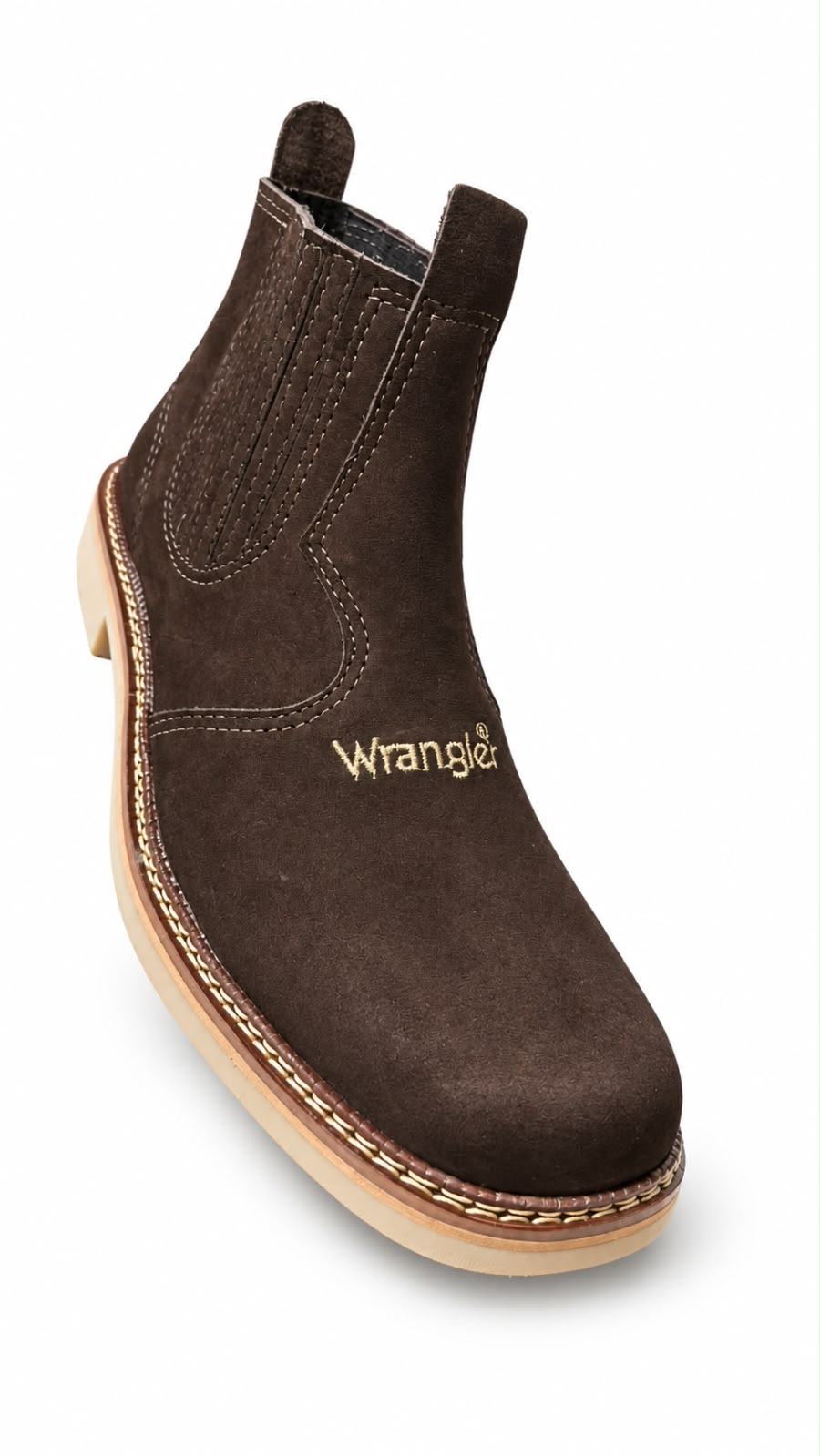 Botina Wrangler 022W — Café Nobuck foto 14