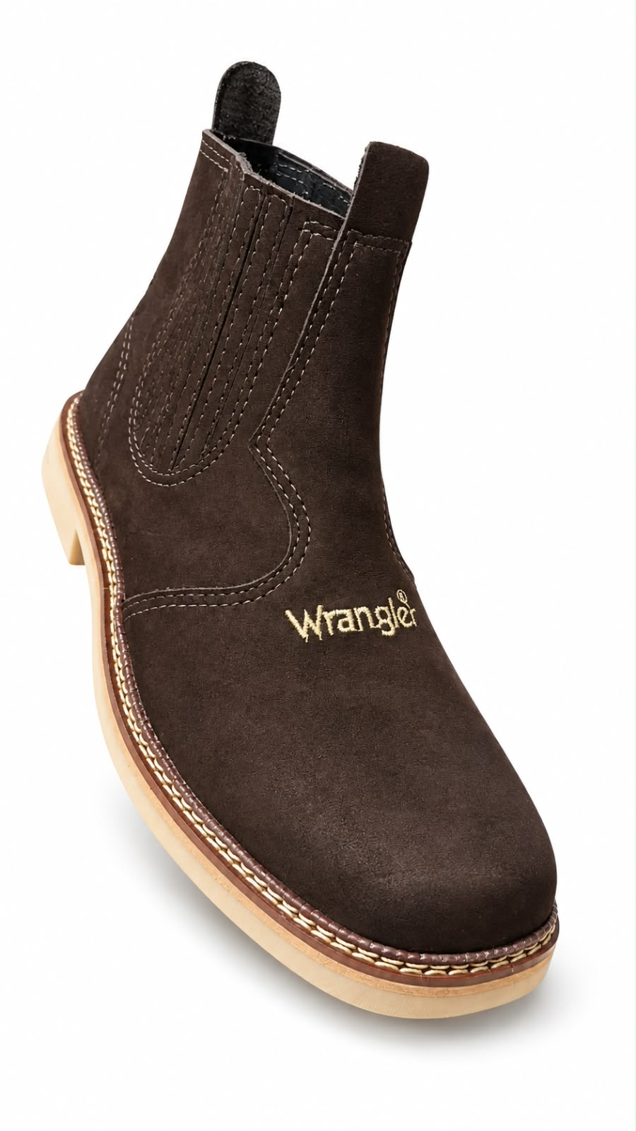 Botina Wrangler 022W — Café Nobuck foto 15